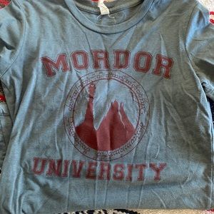 The Lord of the Rings Mordor University shirt